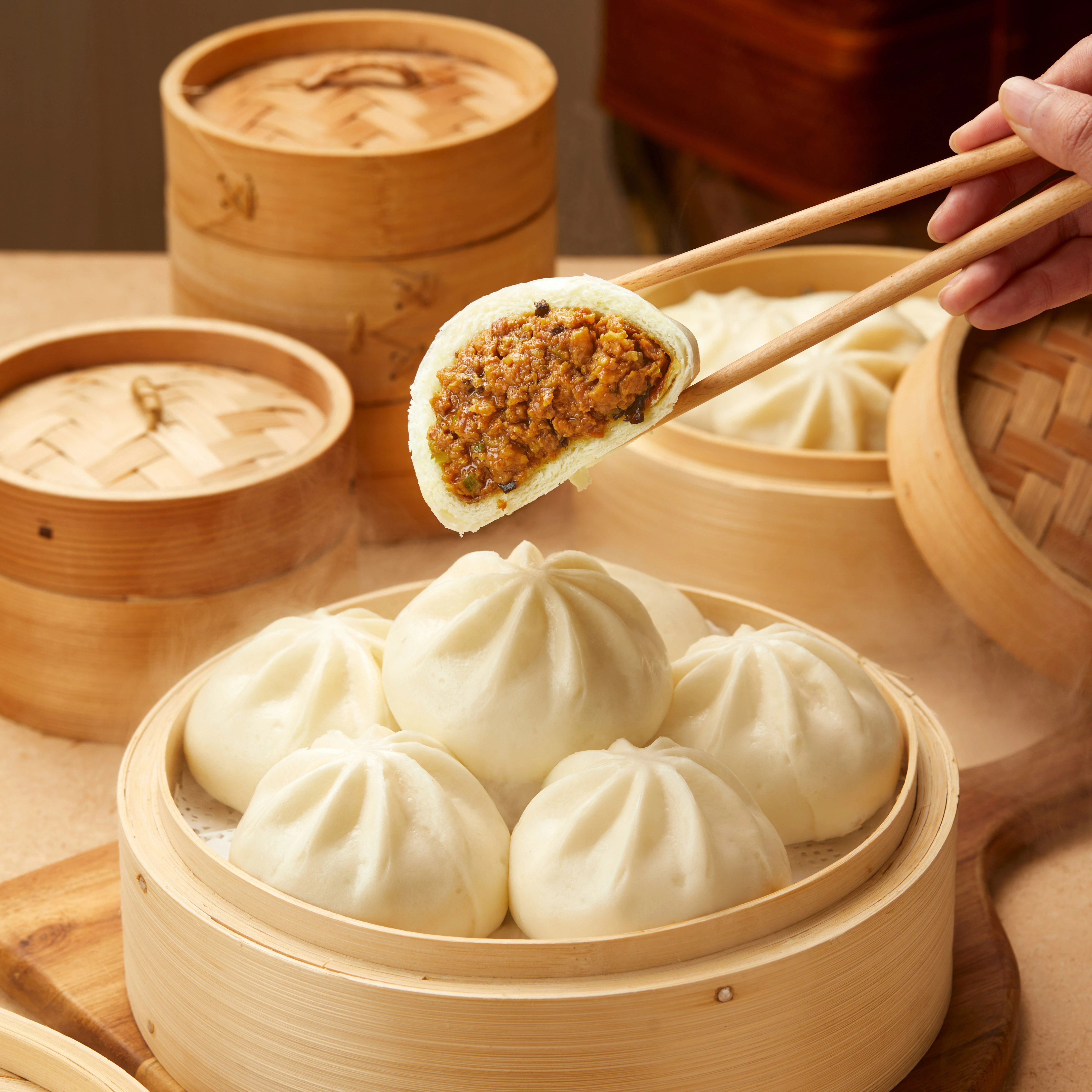 ISO9001 factory wholesale multi-taste can customize Chinese food instant frozen pasta steamed bag