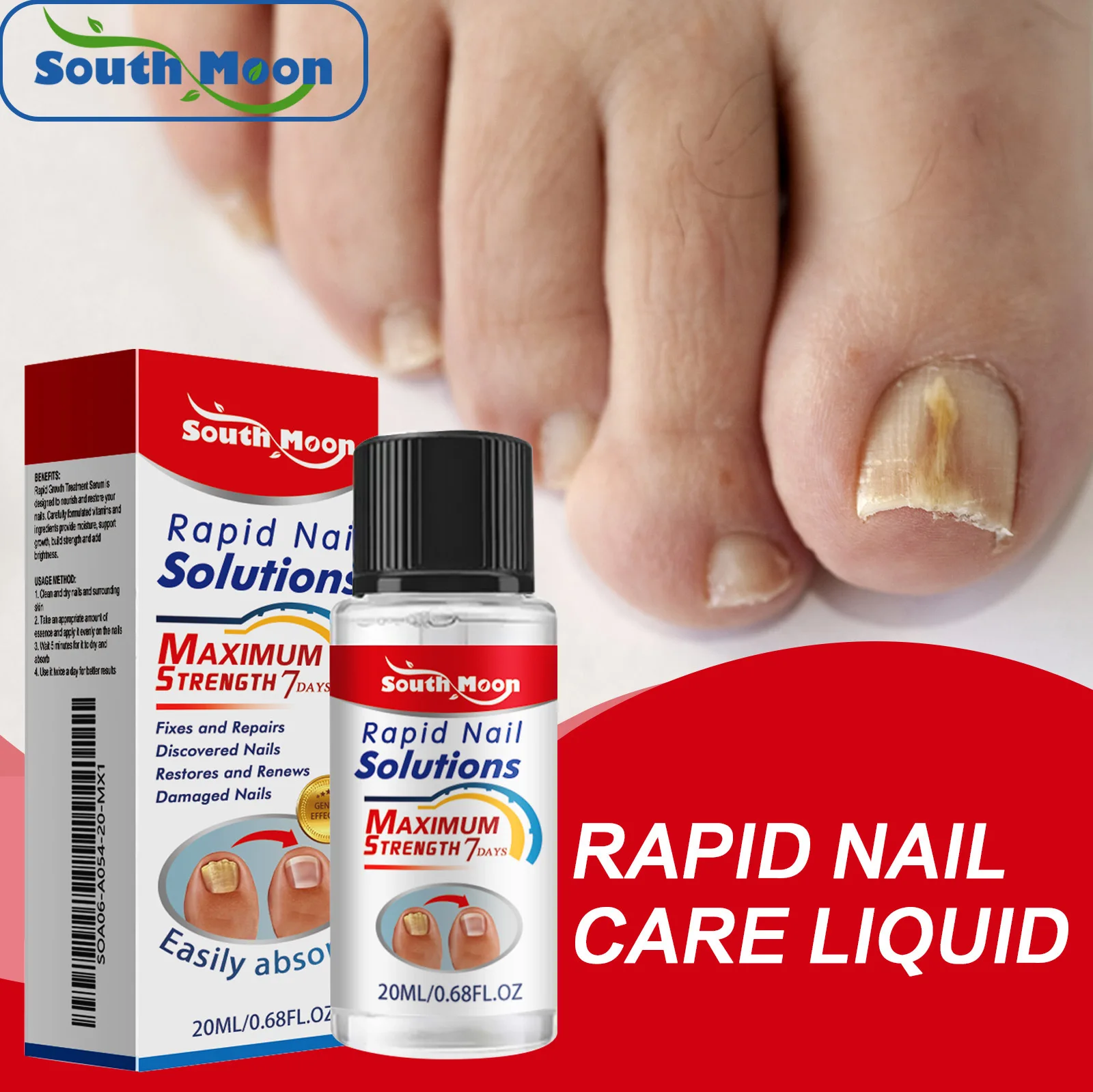 Feet Care Nail Foot Whitening Toe Nail Fungus Removal serum Gel Anti Infection Paronychia Onychomycosis Fungal Nail Treatment