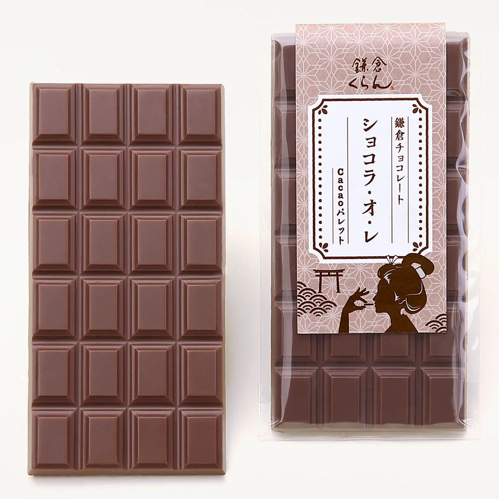 Japanese flavored chocolat au Lait imported baking chocolate dark