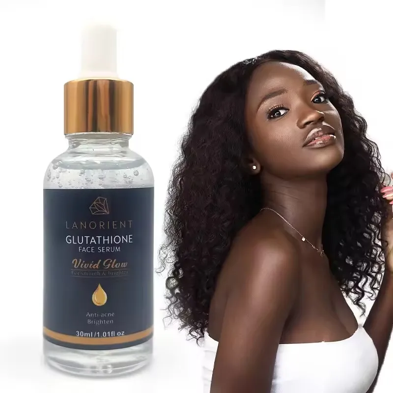 Private Label L-Glutathione Vitamin C Skin Care Whitening Essence Hyaluronic Acid Amino Acid Whitening anti-aging Face Serum