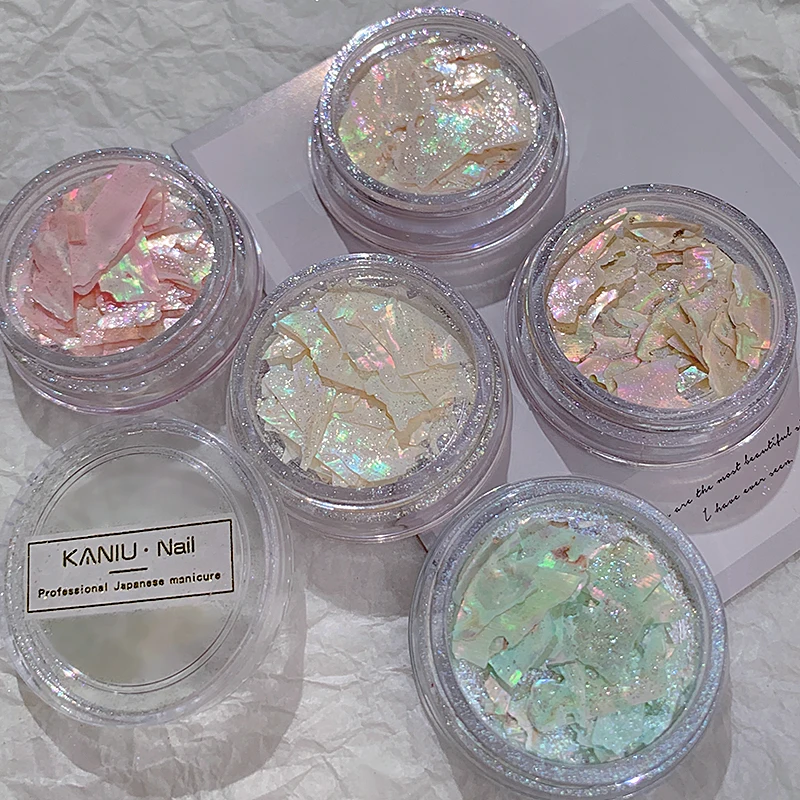 Nail Art Shell Fragments Ins Net Celebrity Gem Shell Pieces Natural Irregular  Nail Art Decoration