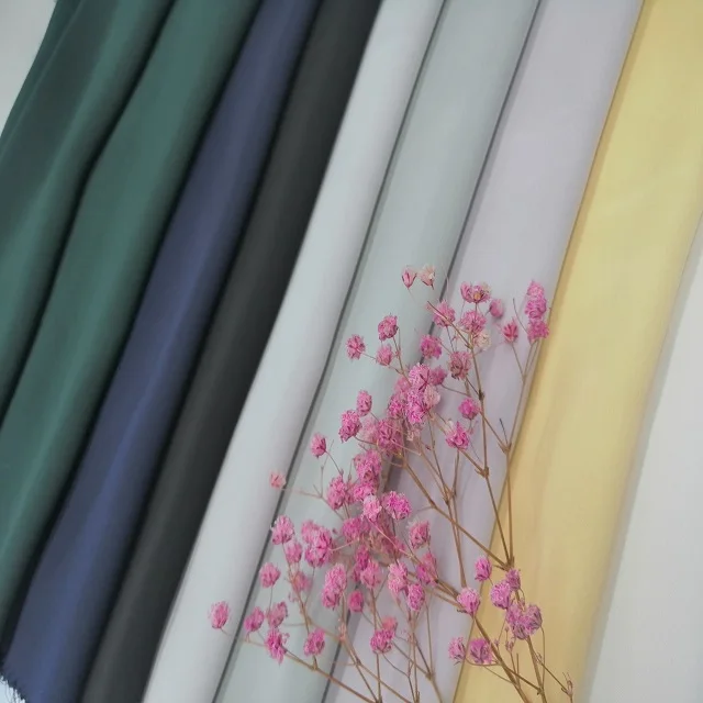 HOT SELLING ARMANI SATIN SILK WOVEN POLYESTER FABRIC