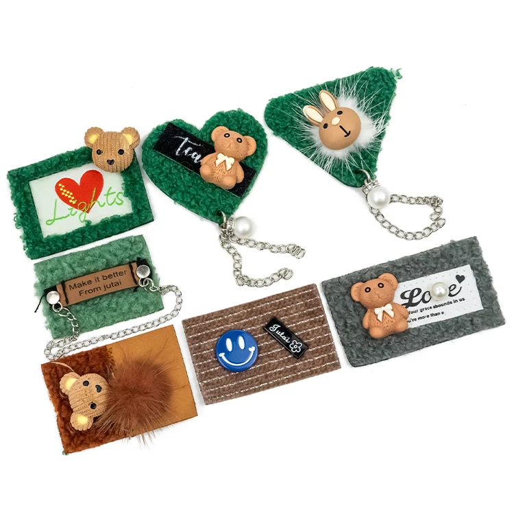 Custom brand jeans clothing clothes tag pu label patch tag embossed logo custom premium embroidered leather patch