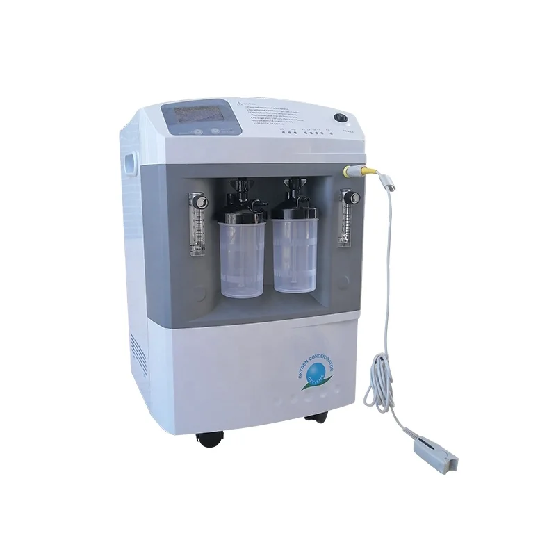 Stock On Sale 10L Medical Oxygen Concentrator Dual Flow Double Outlets with Atomization Purity 93% to 96%