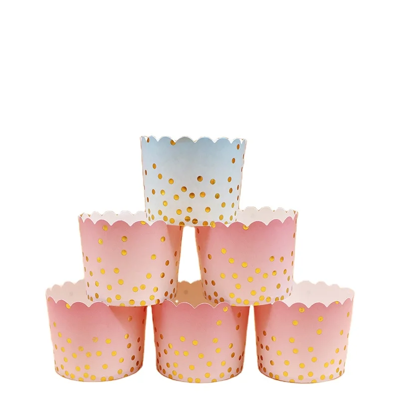 2021 стаканчиков для кексов, лучшее качество, бумажные стаканчики, оптовая продажа, синие розовые подкладки для кексов