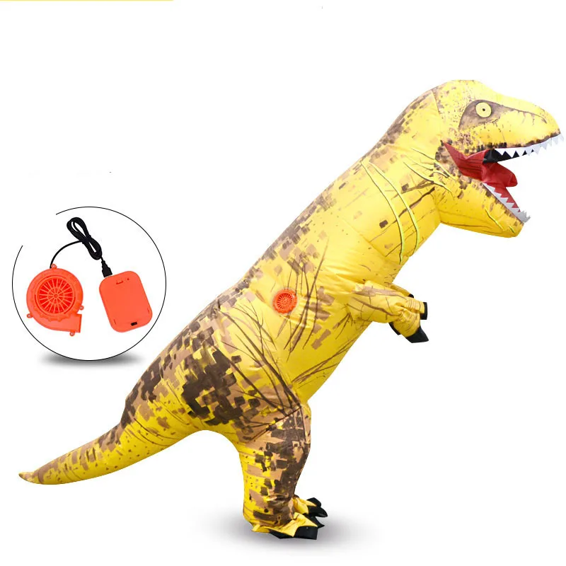 Dinosaur T Rex Costume Air Blow up Suits Halloween Inflatable rex High Quality Adult Children for Kids