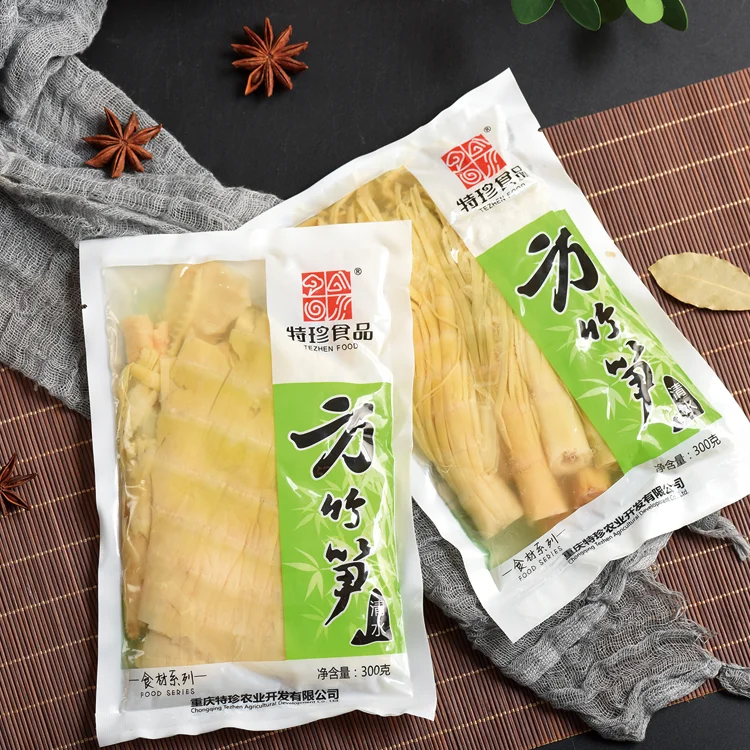 
9KG TEZHEN Chongqing Bagged Bamboo Shoot Slice in Water 