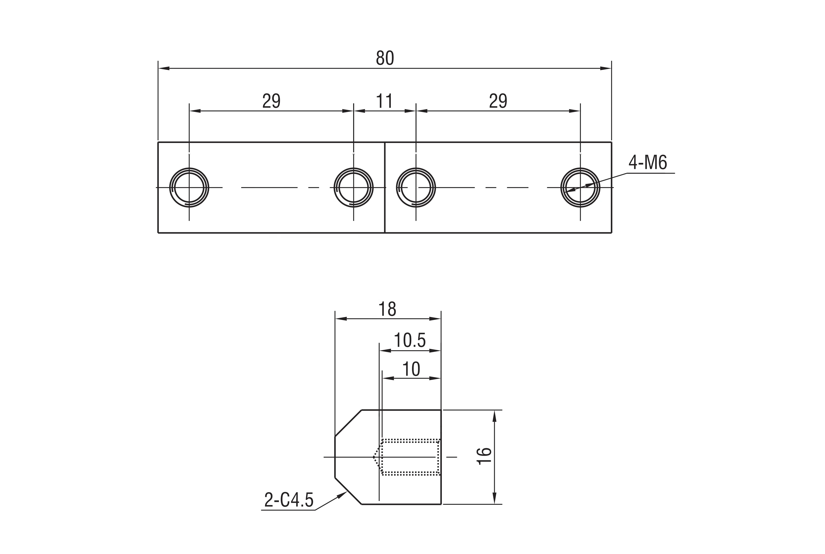 Stainless Steel Lift Off Door Hinges Special Design Detachable Hinge for Internal External Doors