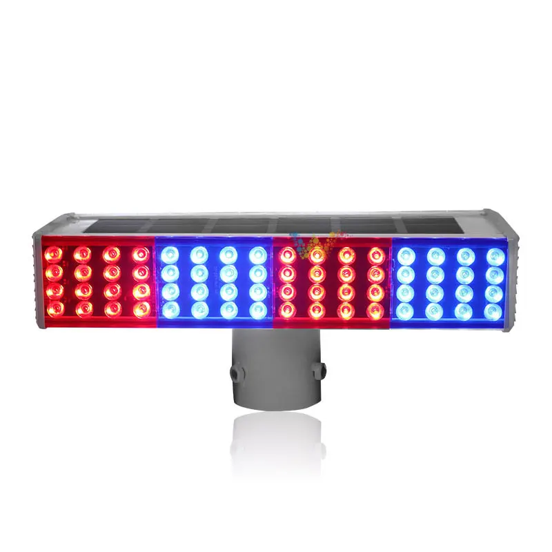 China Supplier Factory Solar Powered Road Safety Blinker Strobe Flashing Warning Light