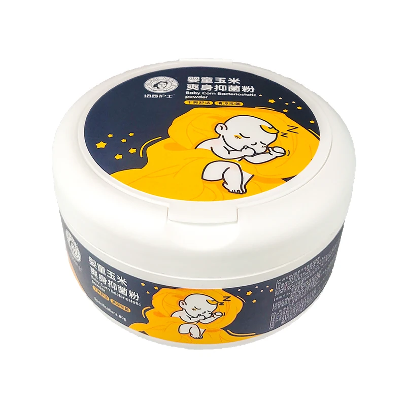 Corn talcum powder baby baby prickly heat powder