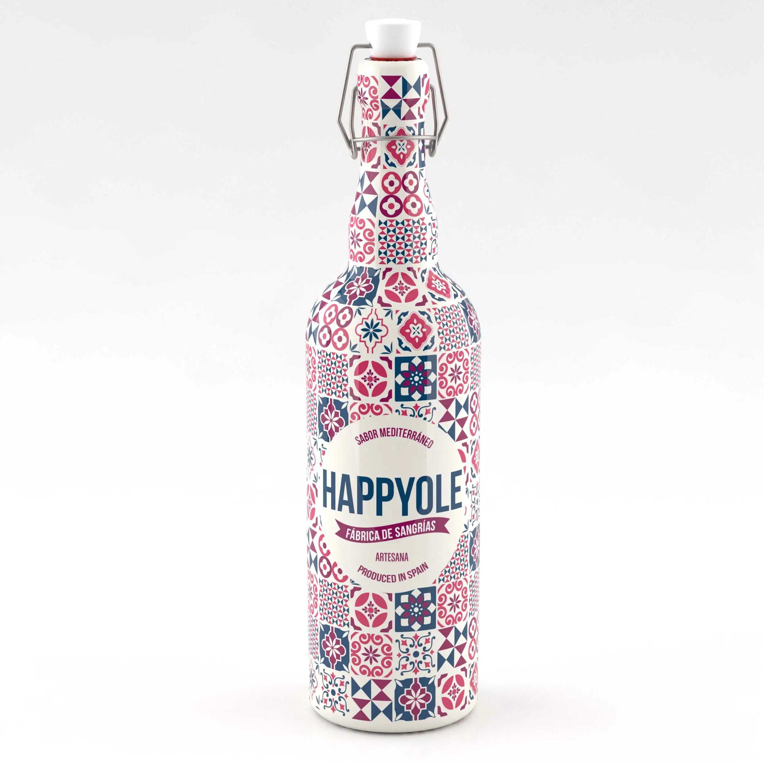HAPPYOLE красная Сангрия 75cl./испанская Сангрия. Натуральный свежевыжатый соки. Клубника апельсин лимон Груша