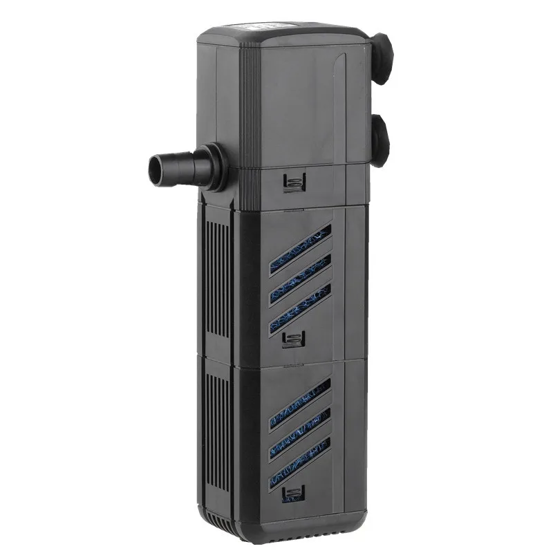 Portable Submersible Aquarium Internal Filter Adjustable Fish Tank Filter with Water Pump for Fish Tank