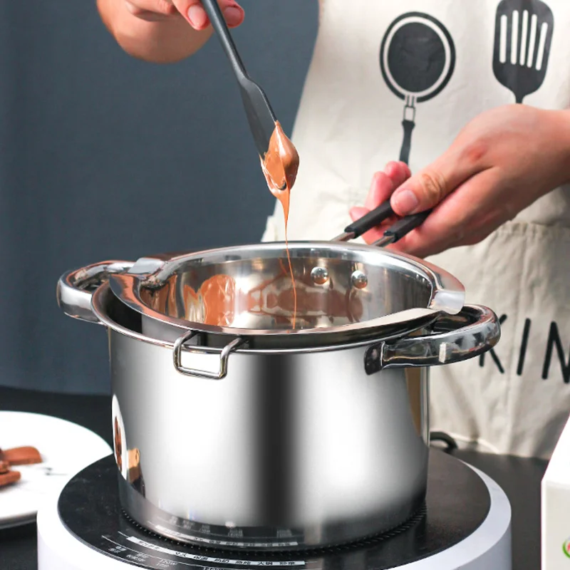 Hot-selling Stainless Steel Double Boiler Pot for for Melting Chocolate, Candy, Butter, Soap, Wax