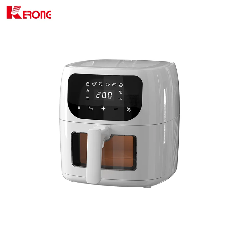 4L 6L 8L air fryer multi-function super-heated electric air fryer digital control oil free air frier with viewing window