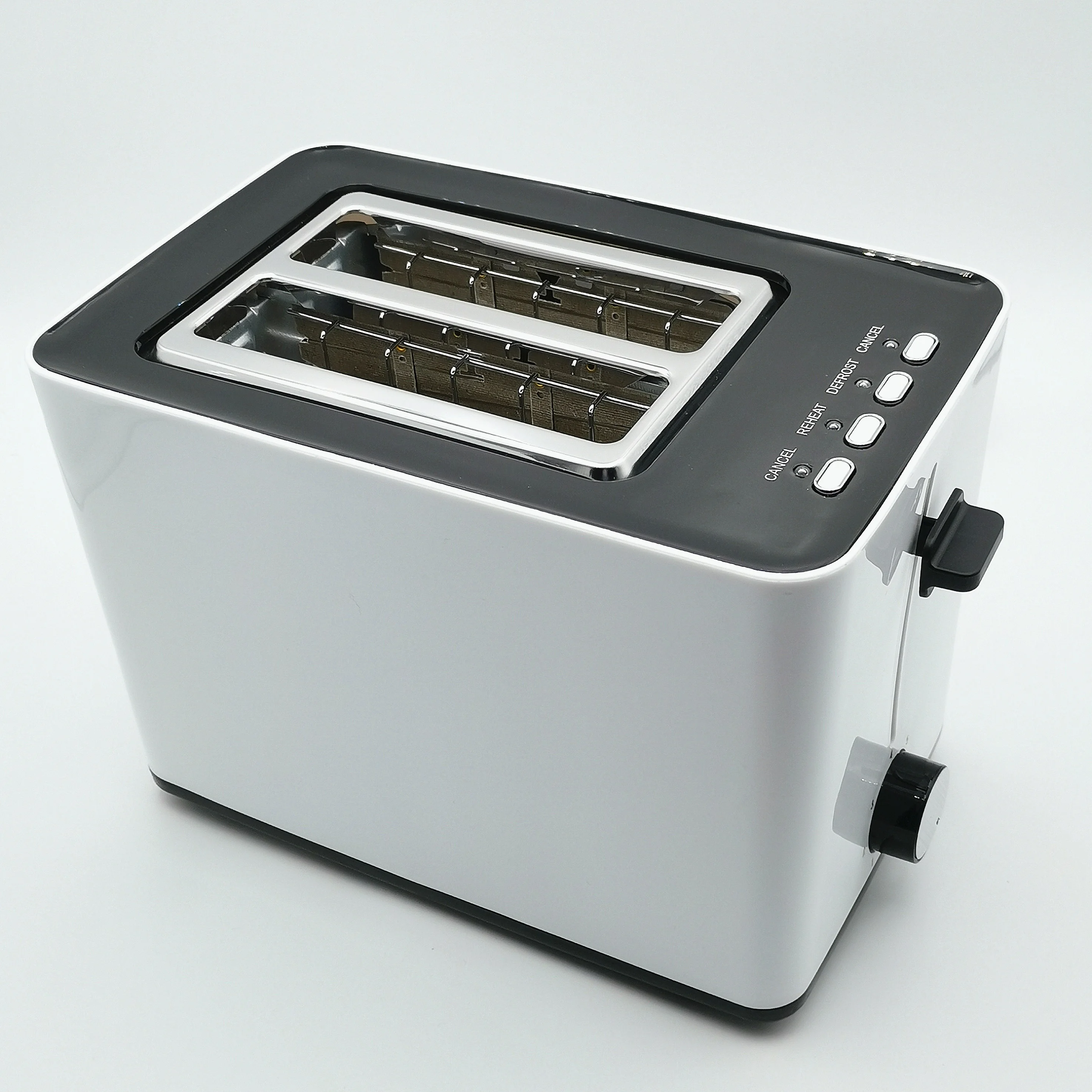 Custom Household Commercial Kitchen Removeable Crumb Tray  2 Slice Automatic Electric Toast Bread Sandwich Toaster