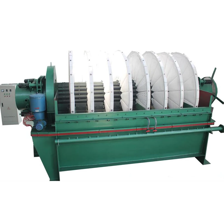 High Efficiency Copper Lead Zinc Ore Dewatering Equipment Rotating Disc Vacuum Filter