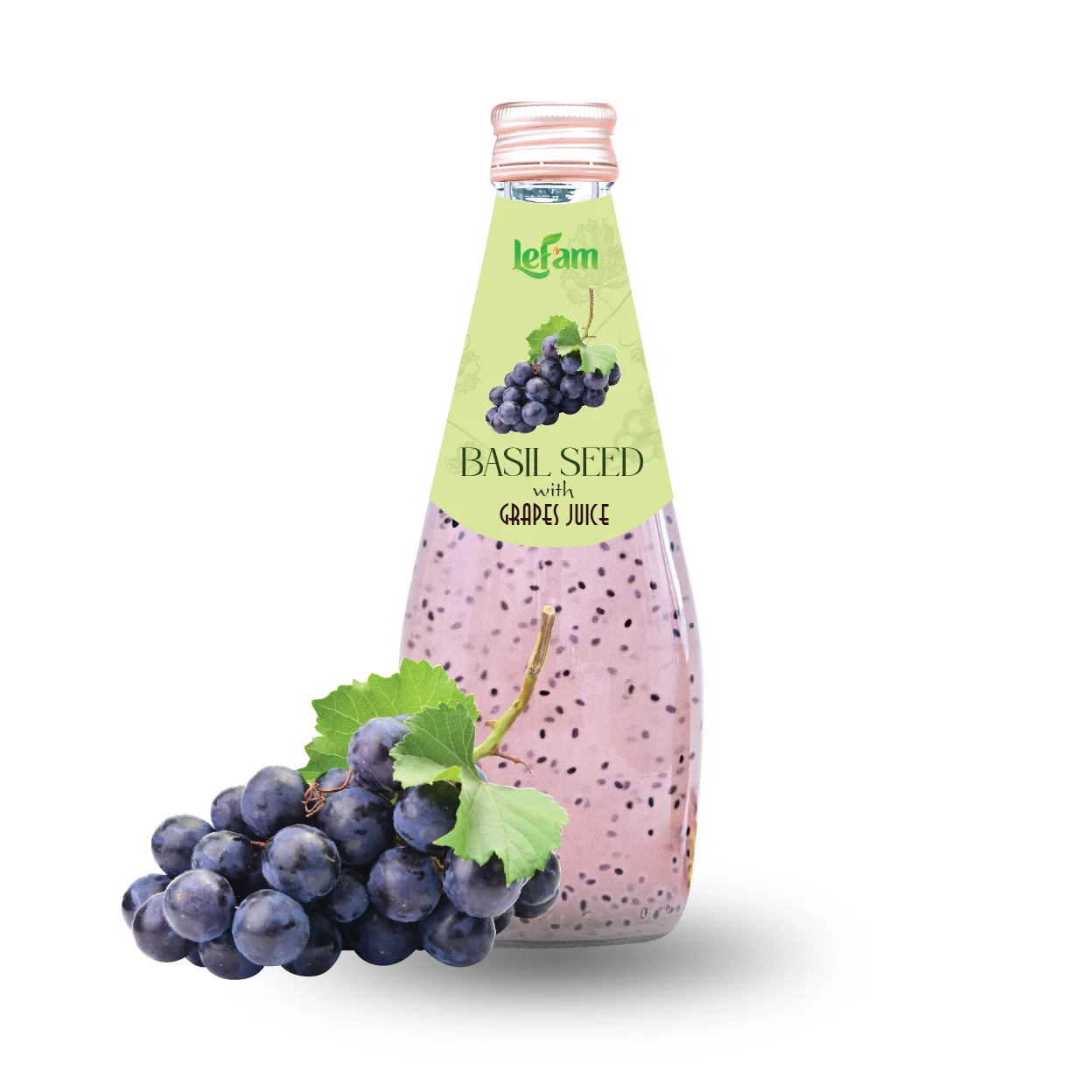  Оптовая продажа здоровый сок черники напиток из семян базилика 290 мл от Lefam x напитки Вьетнам небольшой минимальный заказ