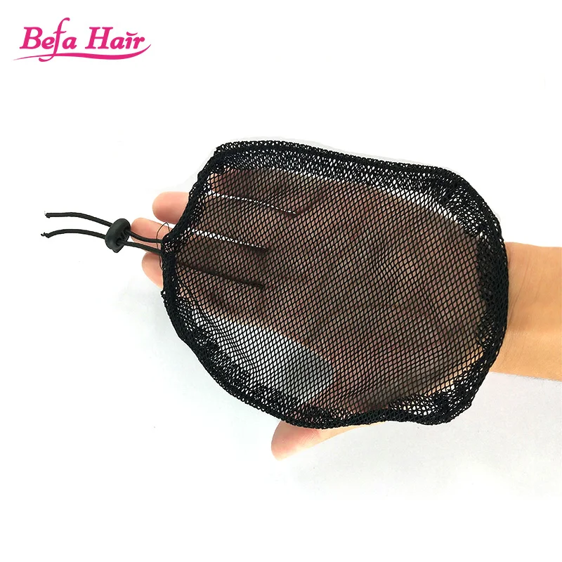 Ponytail hair net with adjustable strap weaving wig caps ponytail wig maker for making ponytail