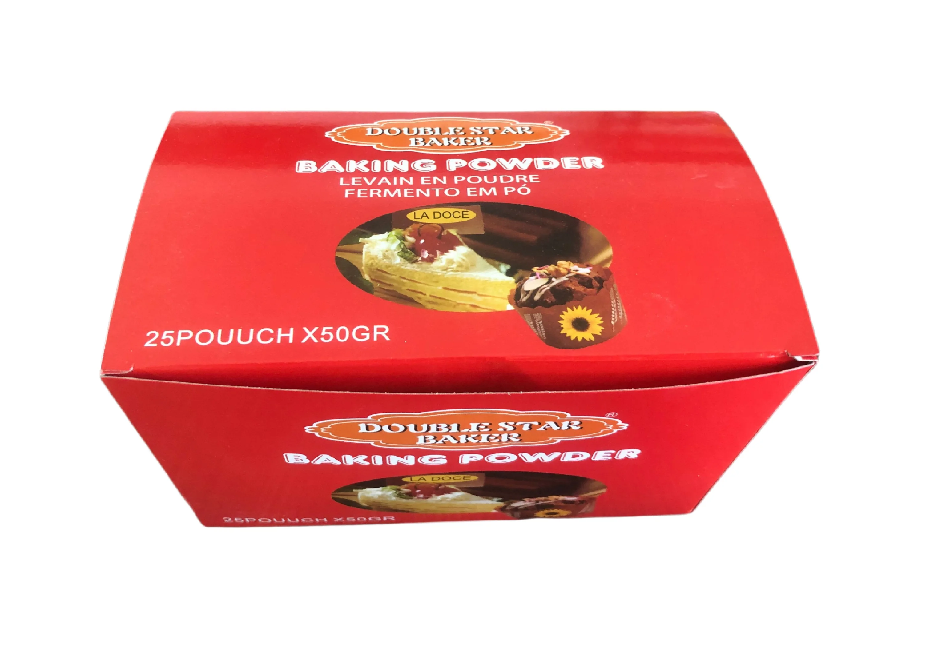 Hot Sale Food Grade 50g DSB African Recipe Baking Powder For Bakery food Bread,Steamed Buns,Cakes,Biscuits,Dessert