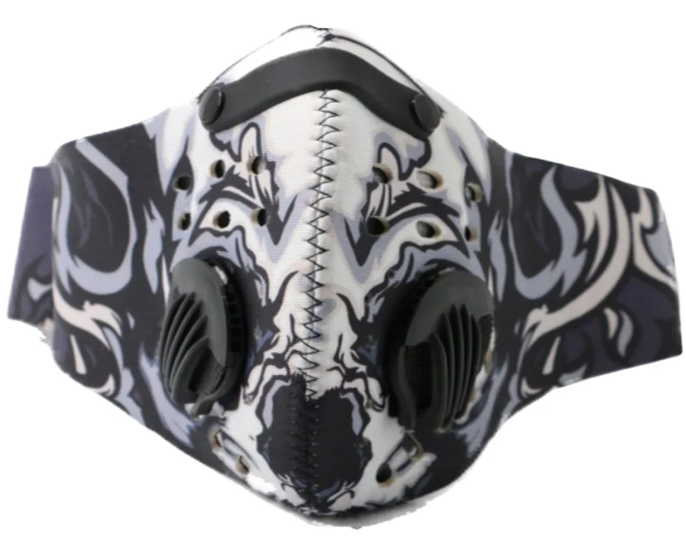 Unisex Anti-Dust Cycling Mask Half Face Sports Mask Activated Carbon Filtration Exhaust Gas Windproof Mouth Mask for Ou