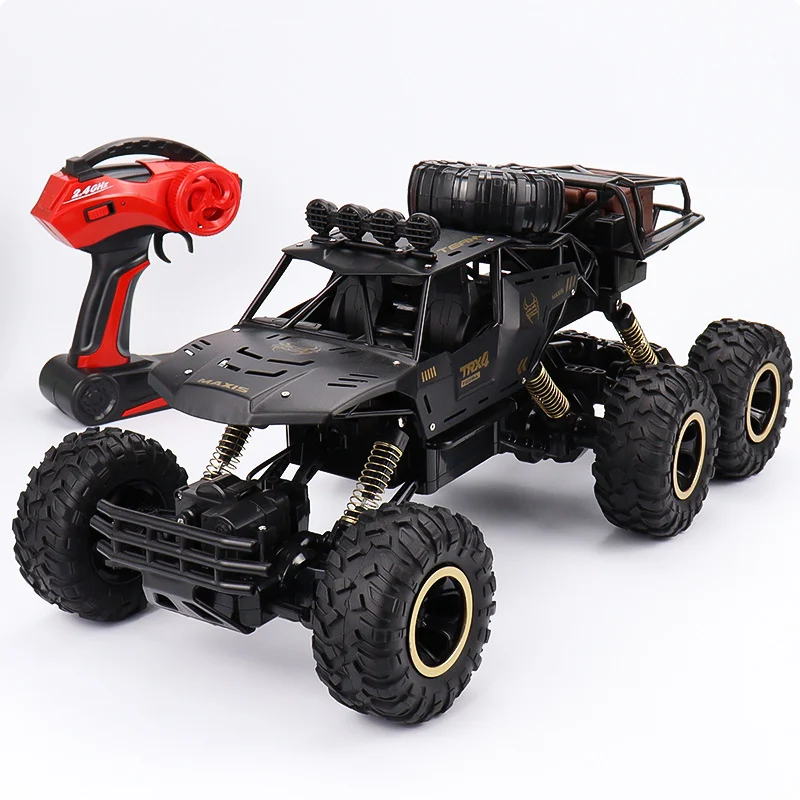 Oversized 1/12 RC Car - 6WD Alloy, 46cm, 2.4G with USB Cable for Road Races and Toys