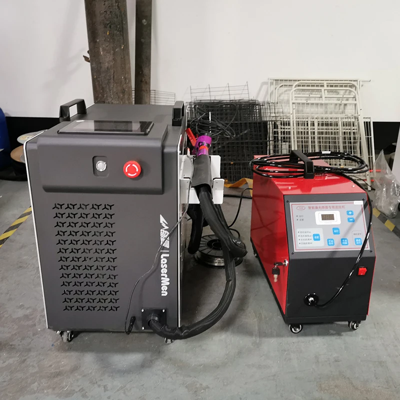 Hot sale LaserMen 1300W 1500W mini model 4 in 1 handheld fiber laser welding machine with air cooling
