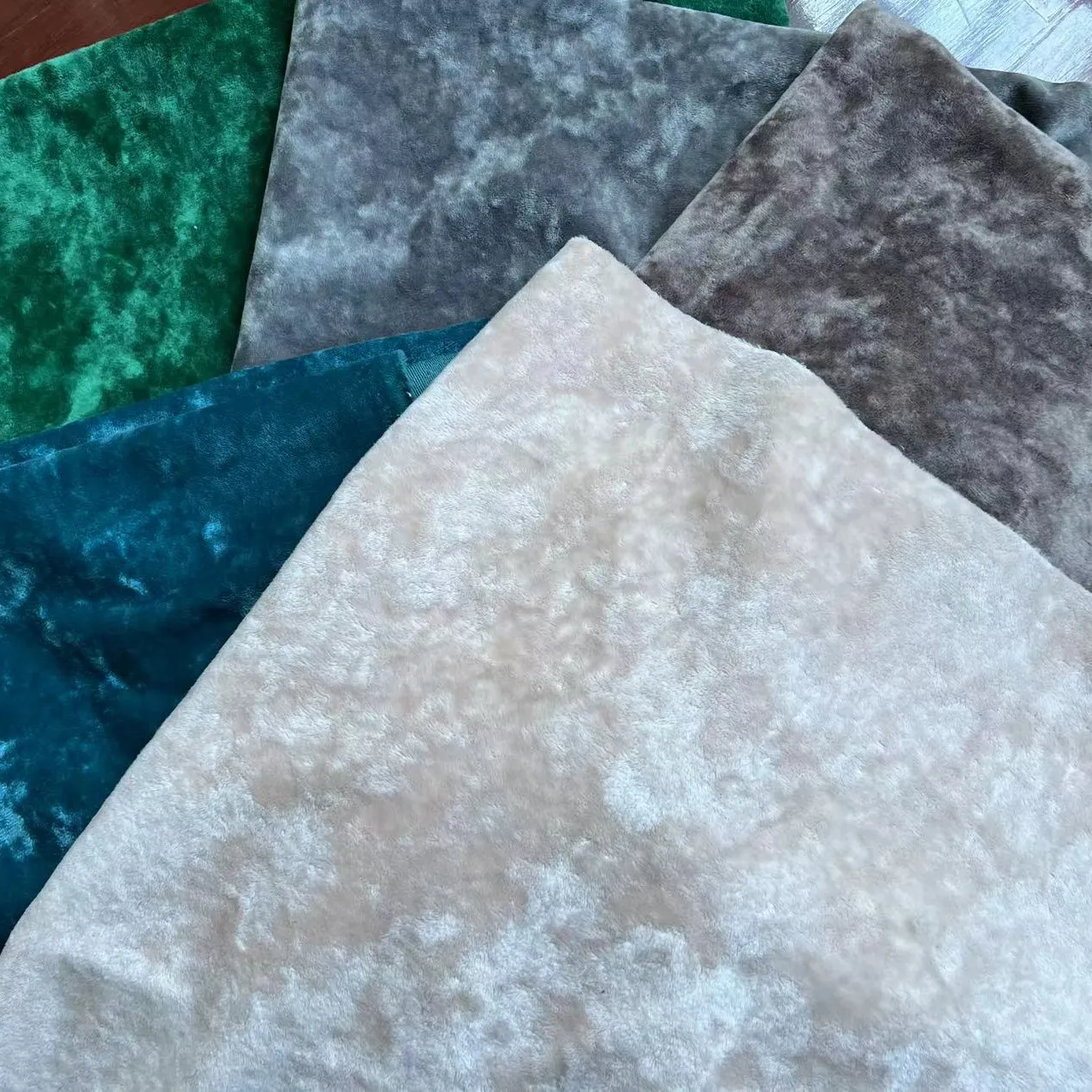 Hometextile 100%poly plush velour fabric for sofa furniture supersoft upholstery solid holland velvet fabric