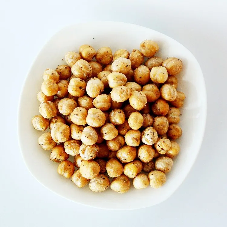 High Quality  Wholesale Healthy Snacks Fried Black Pepper Chickpeas