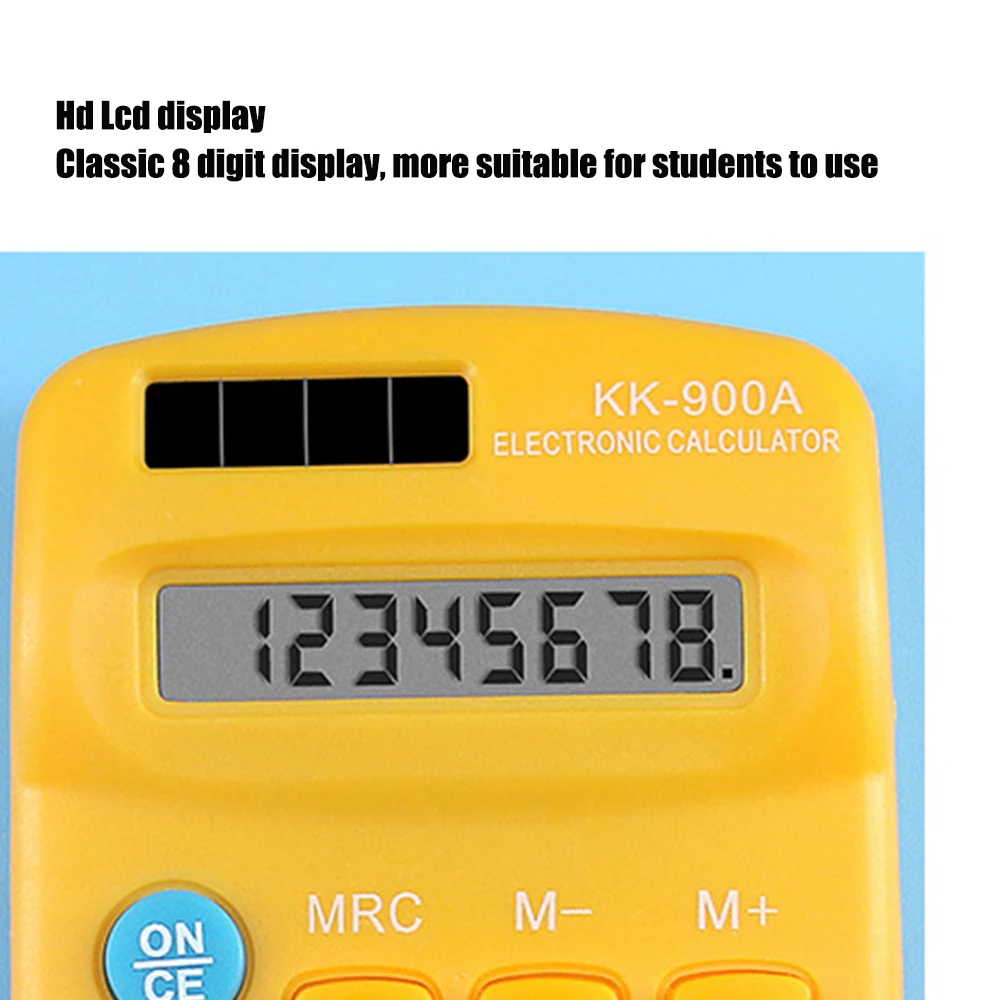 8-Digit Portable Student Calculator With Silicone Desktop Handheld Small Calculator for Office Calculator Basi