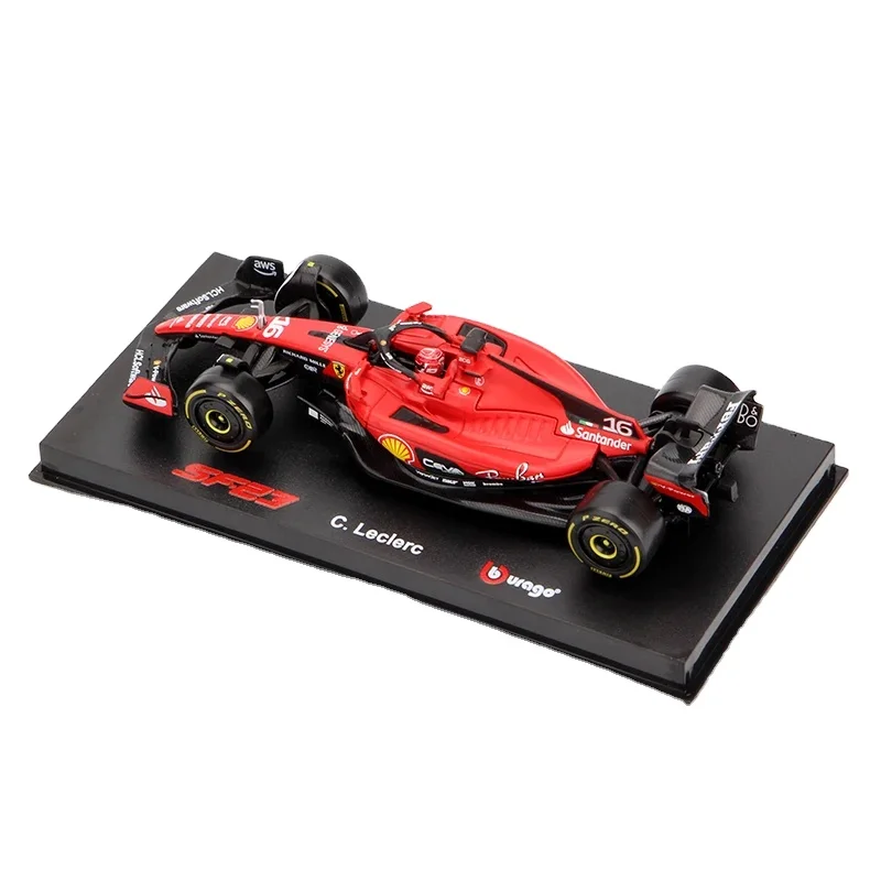 1:43 акриловый пылезащитный чехол 2023 Scuderia Formula 1 SF23 #16 Leclerc #55 Sainz литая под давлением модель автомобиля F1