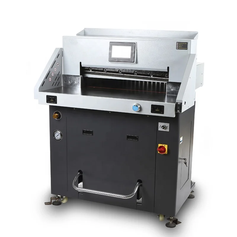 H720RT hydraulic Paper Cutter machine  Heavy Duty Guillotine A3 with 80mm Cutting Thickness with side table