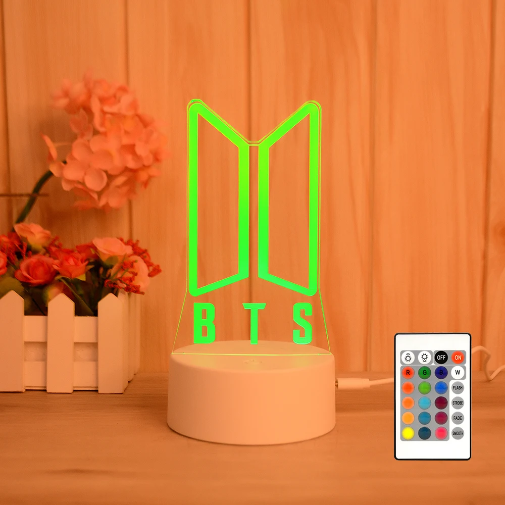 Remote/Touch/switch Control 3D LED Night Light Lovely Gifts For Kids Xmas Decor