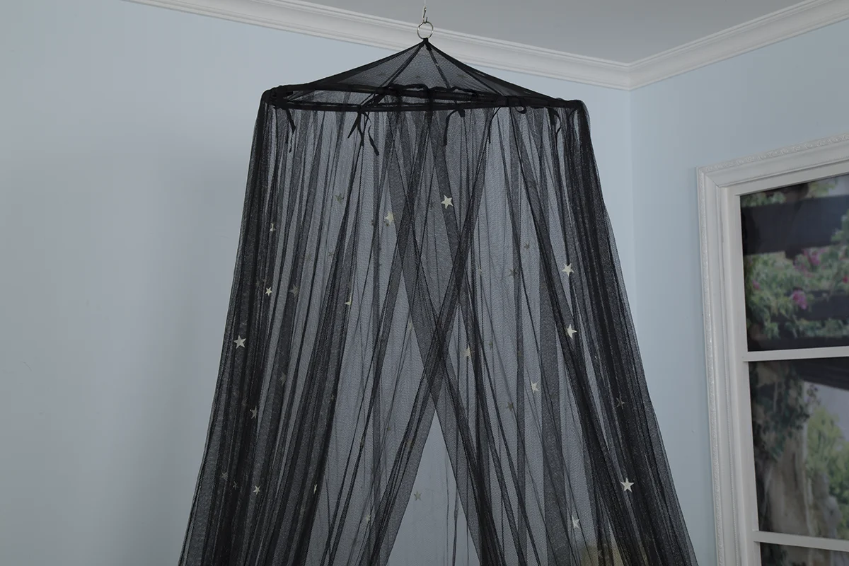 Whole Sale Night Luminous Glow in The Dark Stars Mosquito Net for Home Using Decoration