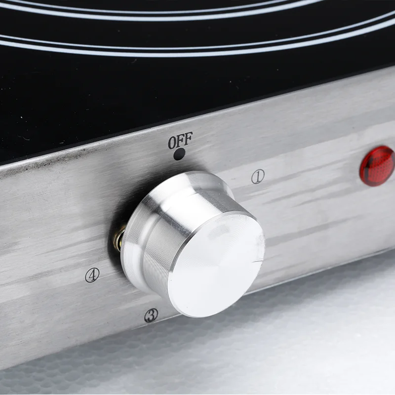 2024 Innovations Household Kitchen Temperature Controls Electrical Hot Plate Double Burner Infrared Cooker