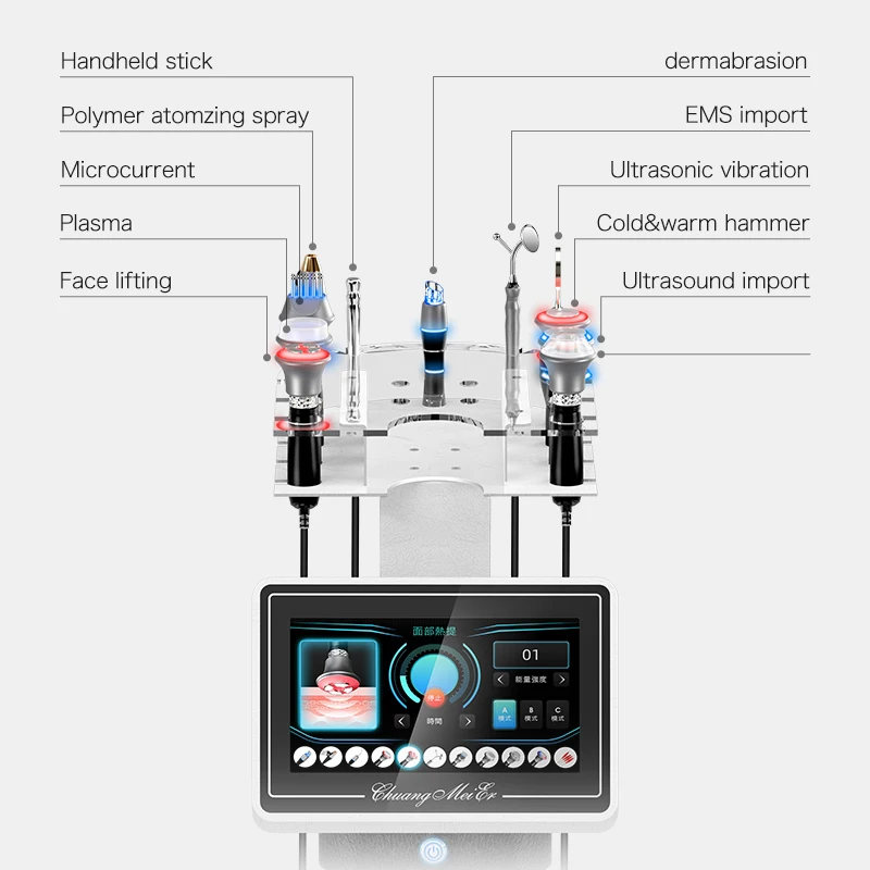 Beauty Salon 11 In 1 Hydra Beauty Machine Deep Cleaning Skin Rejuvenation Hydro Microdermabrasion Facial Machine