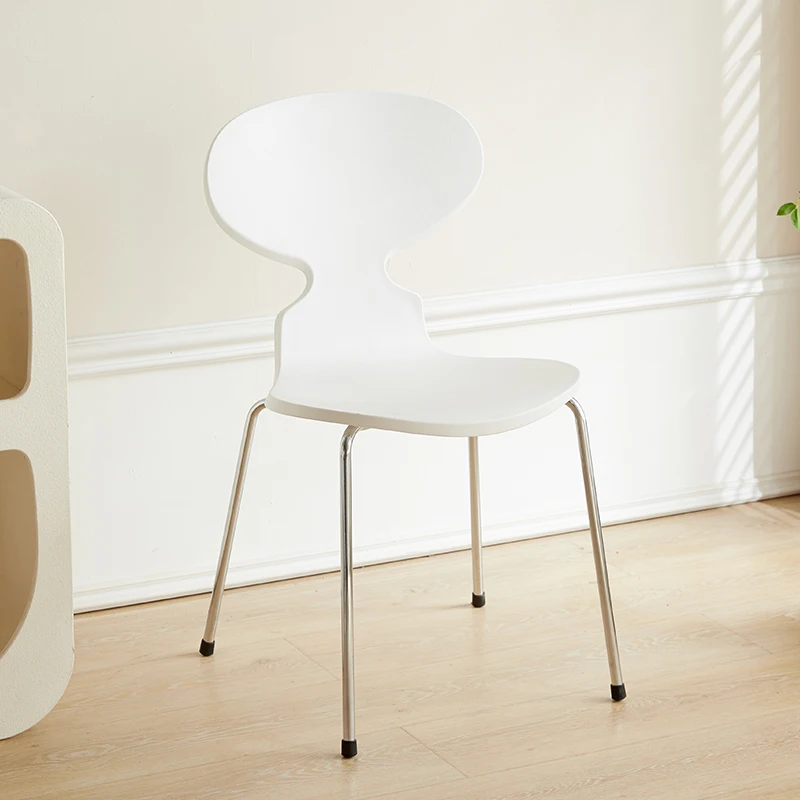 Nordic ins designer ant dining chair home modern minimalist coffee shop leisure stool negotiation plastic back chair
