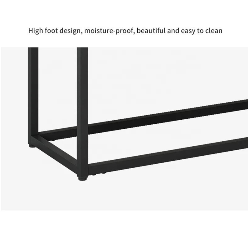 Tube Bookshelf Bookcase For Home Office Metal Frame Glass Shelf Multiple Display Shelves Rack Steel