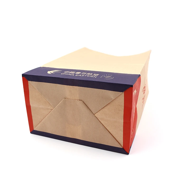 Wholesale new design non logo printed hemp paper bags with window