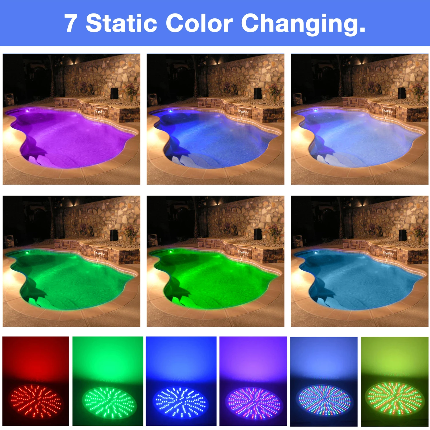 40 Вт RGB лампы для бассейна светодиодные E27 Dmx погружные подводные