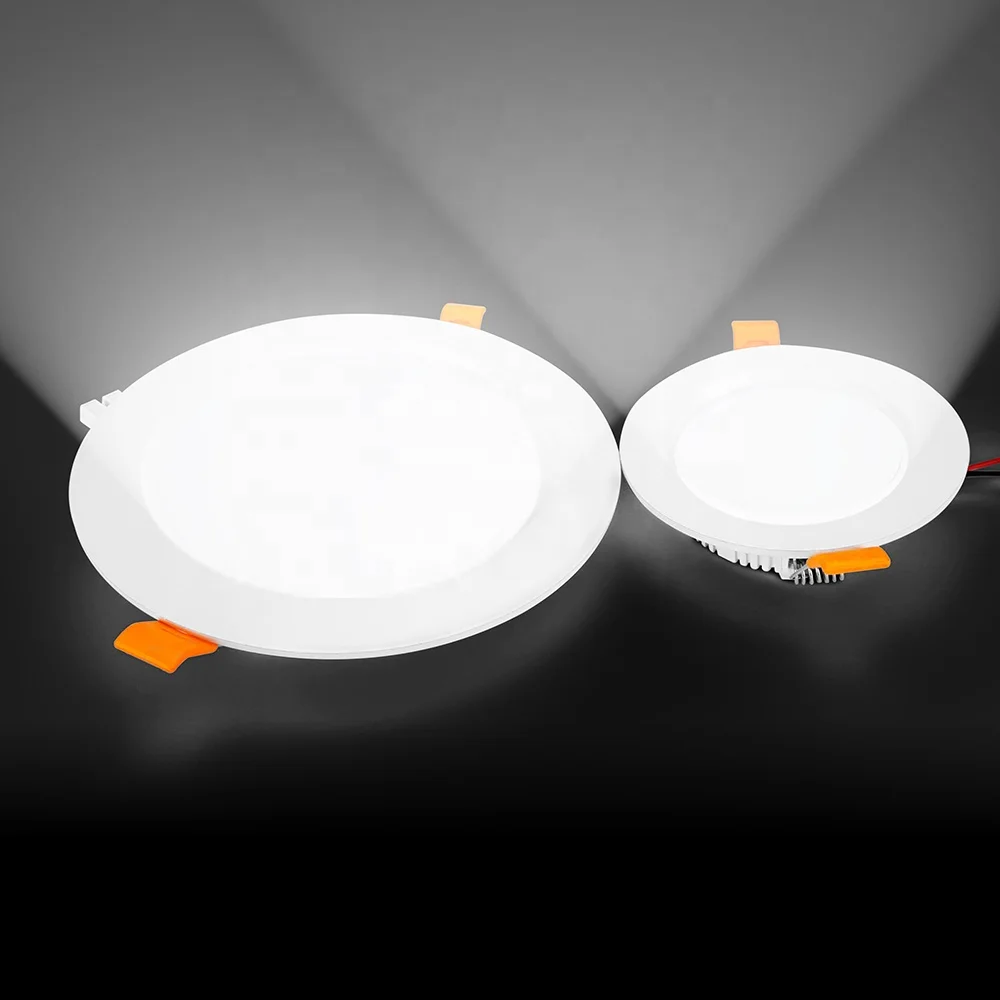 Round Shape ultra slim Luminous White Light Body down lights led ceiling light downlight