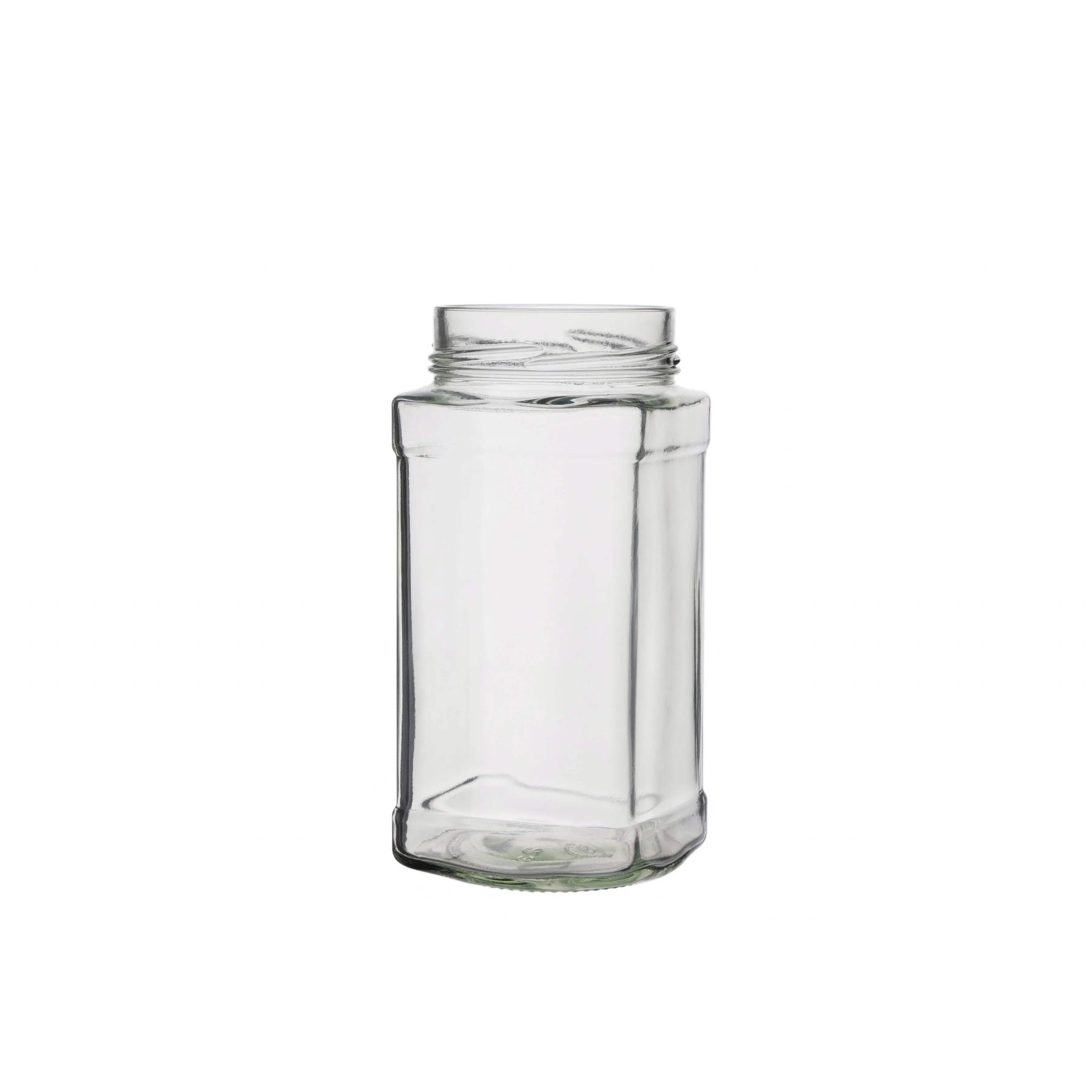 19OZ Square Glass Jar-Premium Quality Handcrafted for Storage and Decorative Purposes