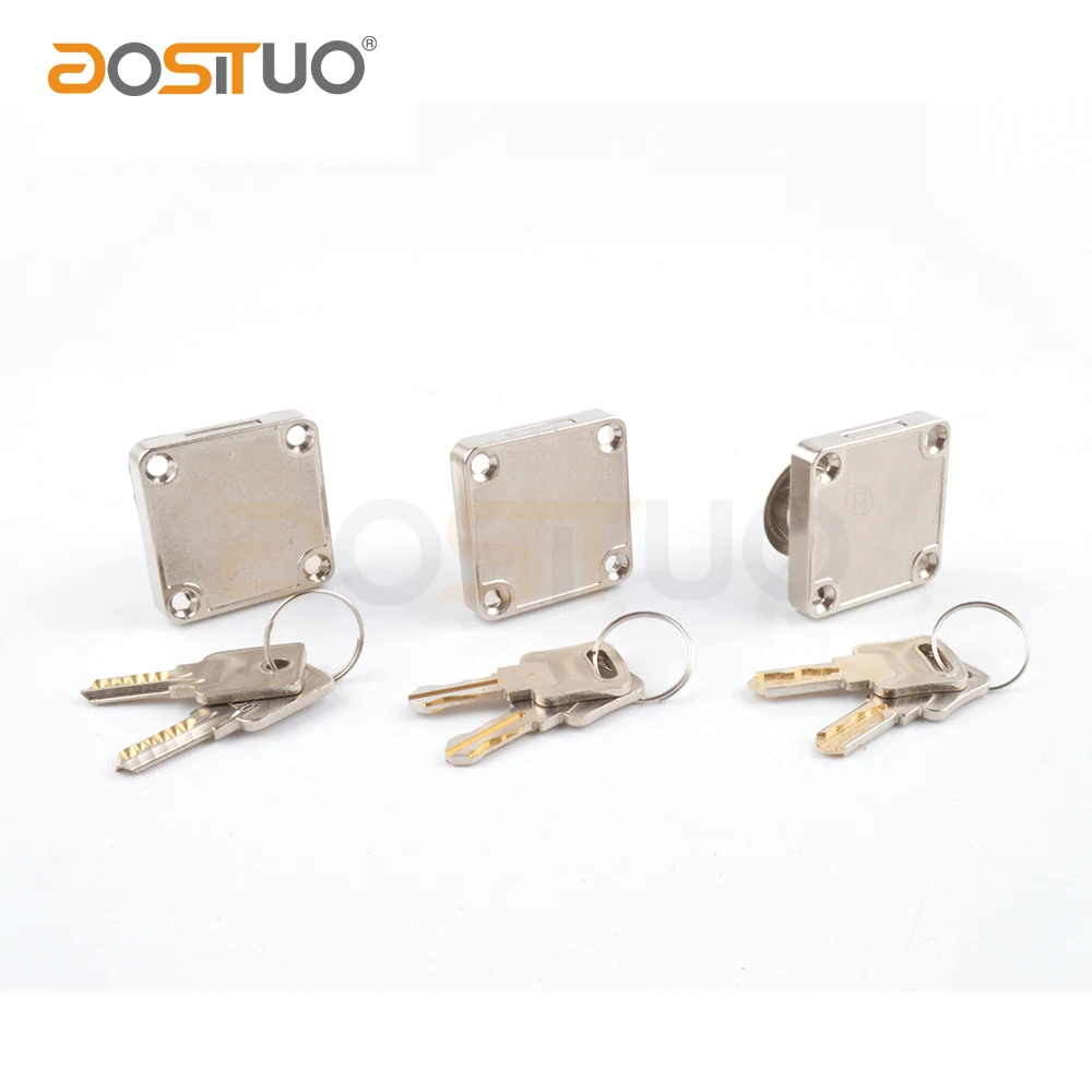 Cheap Zinc Alloy Household Use Accessories Office Desk Wooden Drawer Lock  32mm Cylinder 138 Furniture Lock With Full Brass Keys