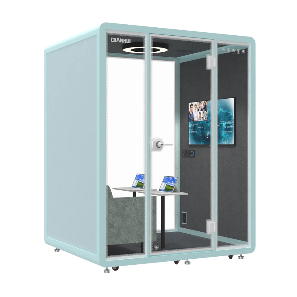 5.12CBM Assemble soundproof music booth  acoustic phone booth for violin saxophone piano and drum kit use