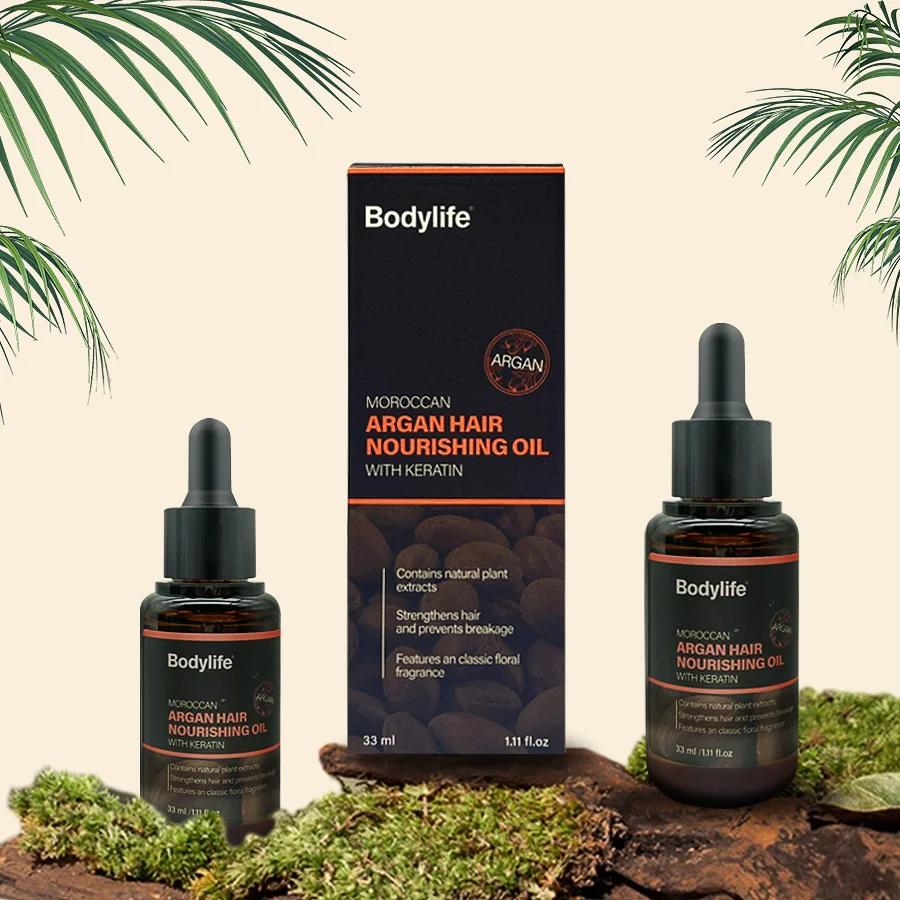 Private Label OEM Nature Organic Rich Care Hair High Nutrition Argan Oil Biotin Collagen Morocco Argan Oil Hair