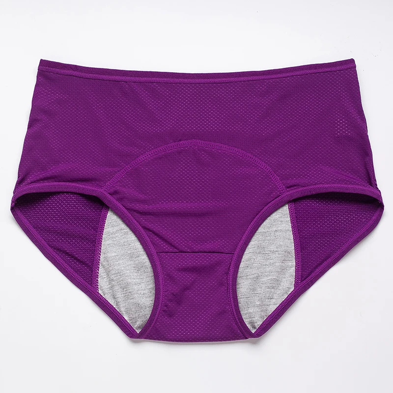 Leak Proof Menstrual Panties Physiological Pants Women Underwear Period Cotton Waterproof Briefs Plus Size Female