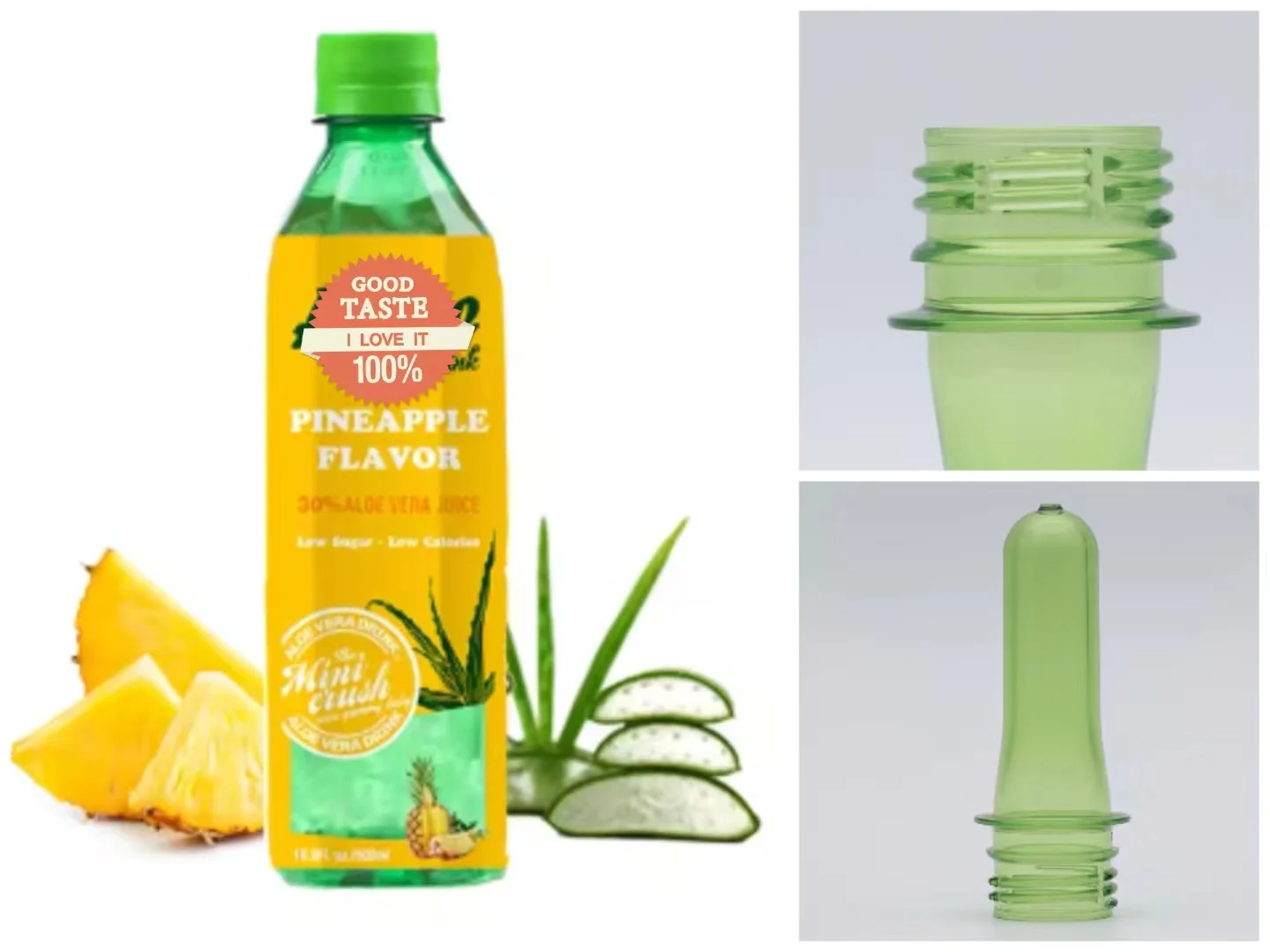 Hot Filling 28mm PCO1810 Long Neck Customized Weight Preform For Carbonated Drinking Bottle