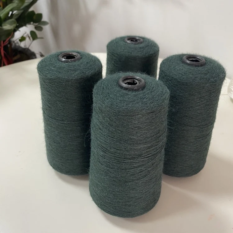 Cheap Wholesale Blend Yarn 28NM/2  30%Wool 70%Bulk Acrylic Wool Dyed Yarn  For Knitting