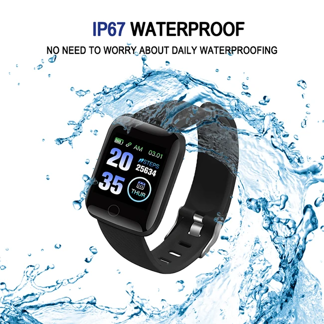  116plus спортивные умные часы с пульсометром механические reloj de pulsera
