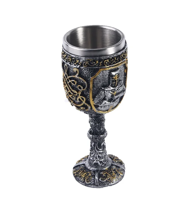 Старинные металлические кружки из нержавеющей стали средневековые бокалы Коктейльная