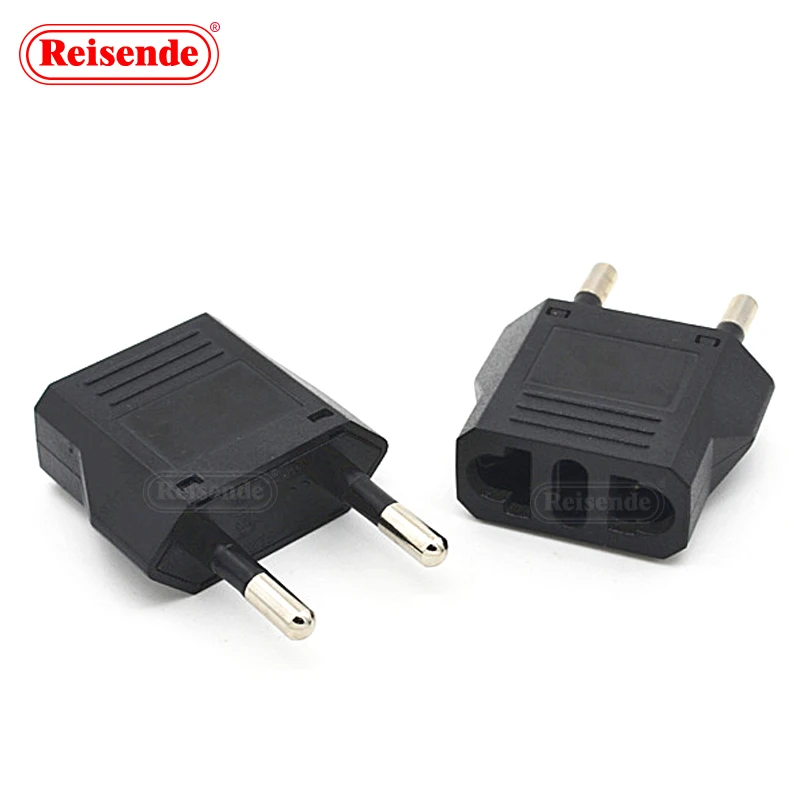 4.8mm Mini 2 Pin Round Pin German Standard Adapter Travel Universal Power Adapter